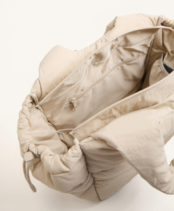 Oysho Мягкая сумка-шоппер, экрю