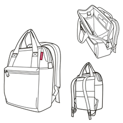 Рюкзак Allrounder R mixed dots Reisenthel