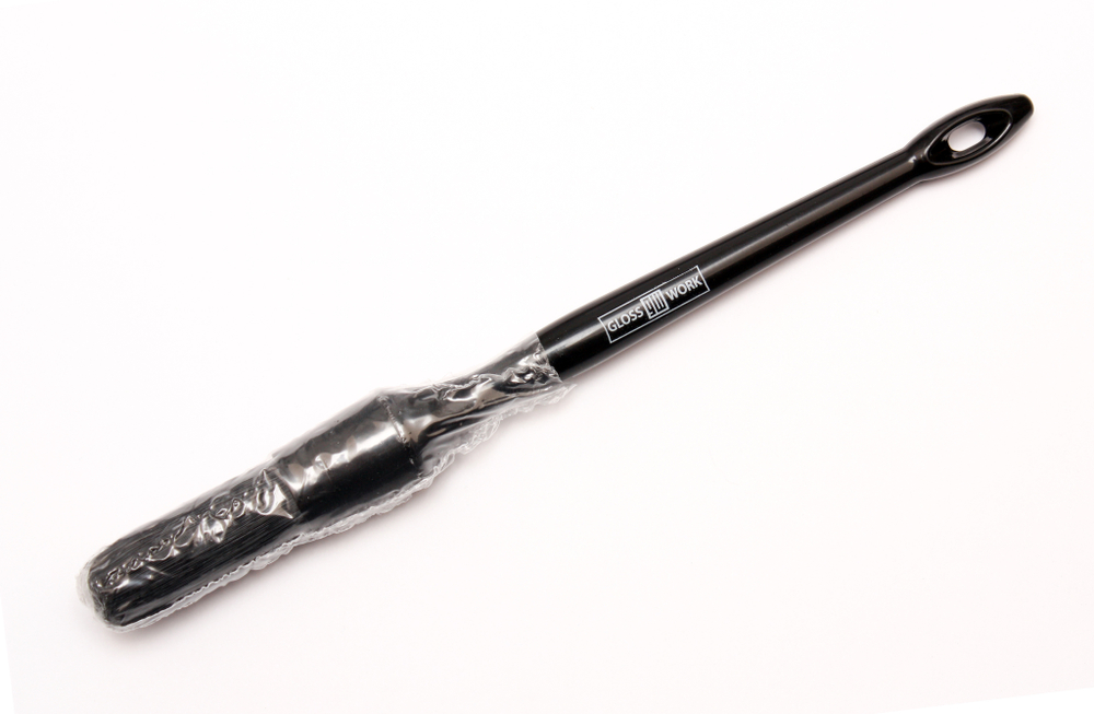 Detailing Brush #10 Кисть для детейлинга из натуральной и синтетической щетины черная 15мм