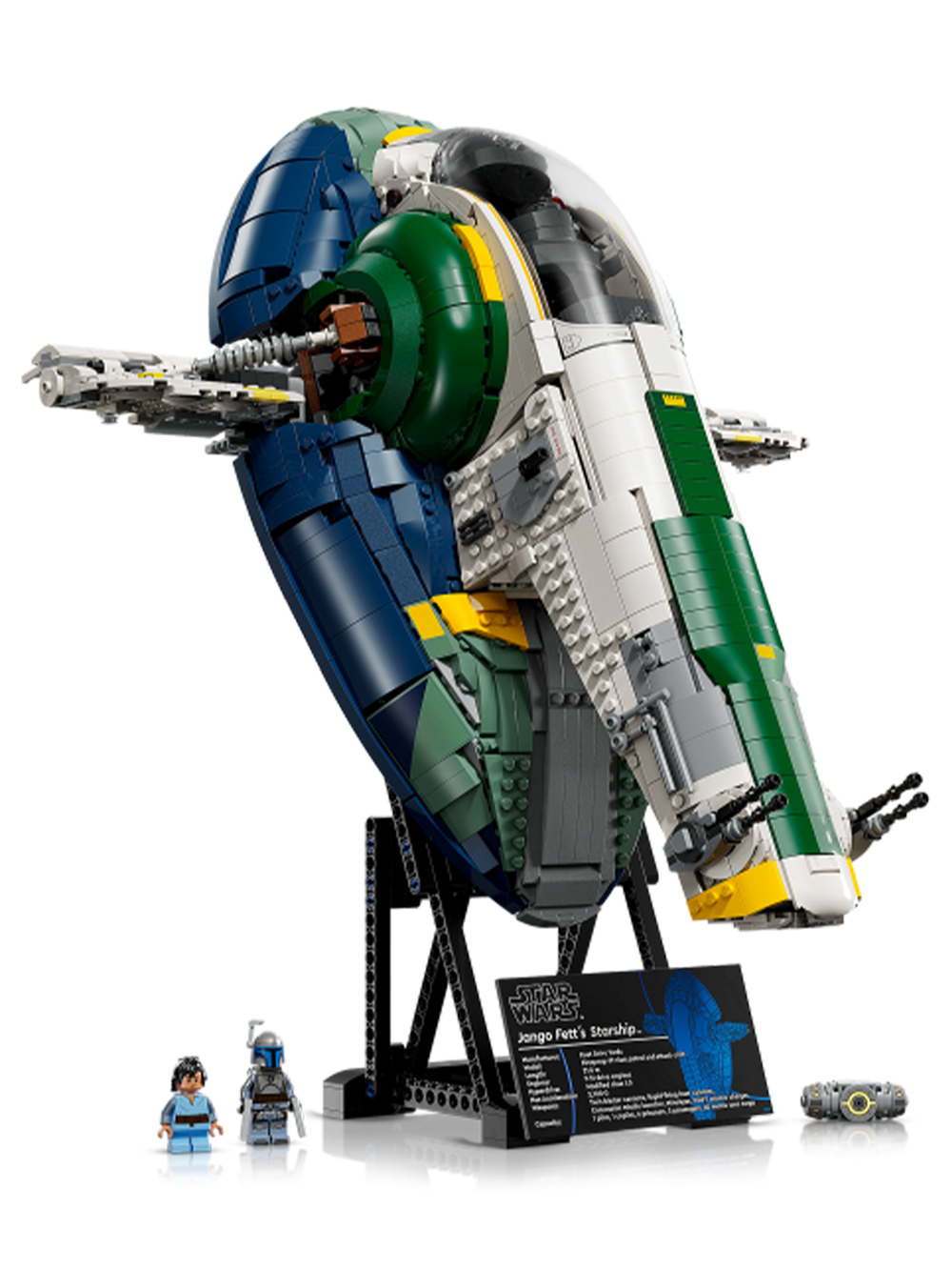 LEGO Star Wars 75409 лего Королевский звездолет Джанго Фетта, набор с минифигурками и космическим кораблем, оригинал LEGO