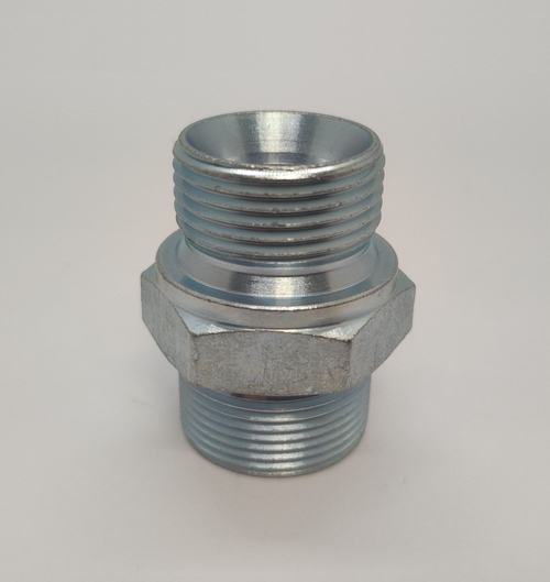 Штуцер 3/4 - М27х1,5 BSP-DK переходной адаптер соединительный прямой для РВД и гидравлических систем