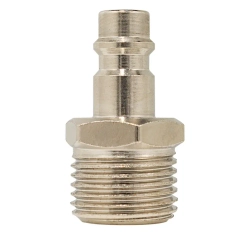 Штуцер для быстроразъема пневматического, наружная резьба 3/8'' FORCEKRAFT FK-SE2-3PM