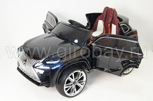 Детский электромобиль River Toys LEXUS E111KX черный