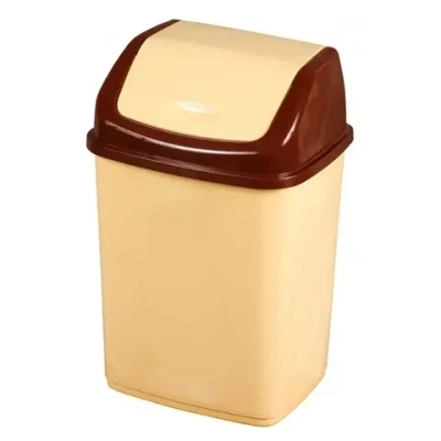 Контейнер для мусора Ромашка 5 л с перекидным верхом