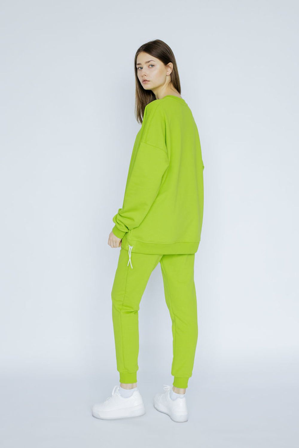 Толстовка Кот-агрессор Зеленая