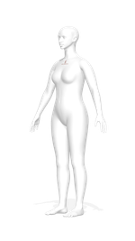 3D аватар манекена Моника