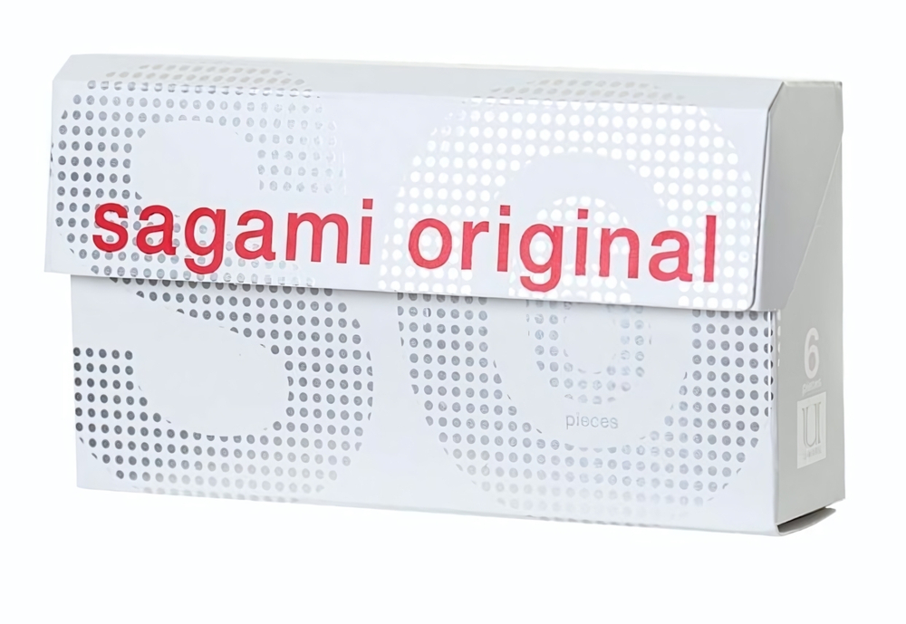 Ультратонкие презервативы Sagami Original 0.02 - 6 шт. (Цвет: прозрачный)