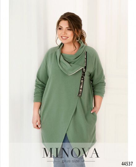Туника 17-143-оливка Minova Фото 2