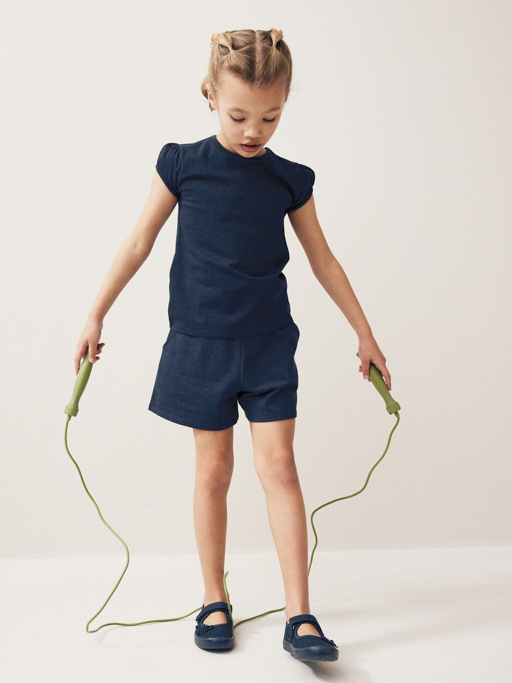 Шорты спортивные для девочки Next Q77-363, Темно-синий