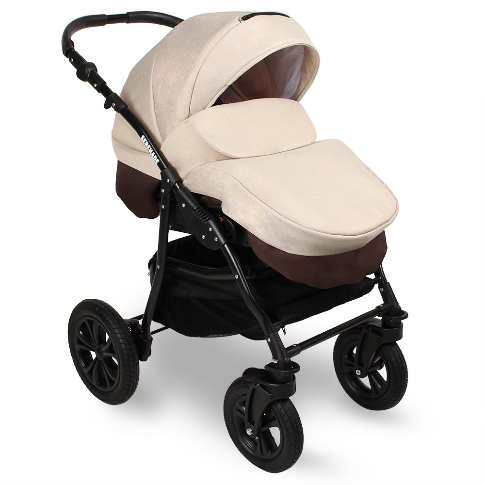 Коляска SERENADE 20 2в1 (Smile Line) (Se 28 (коричневый+бежевый))