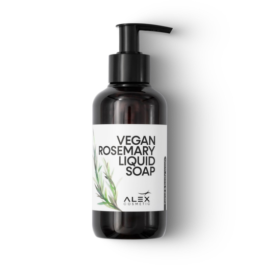 VEGAN ROSEMARY LIQUID SOAP - Освежающее жидкое мыло с розмарином, 200 мл