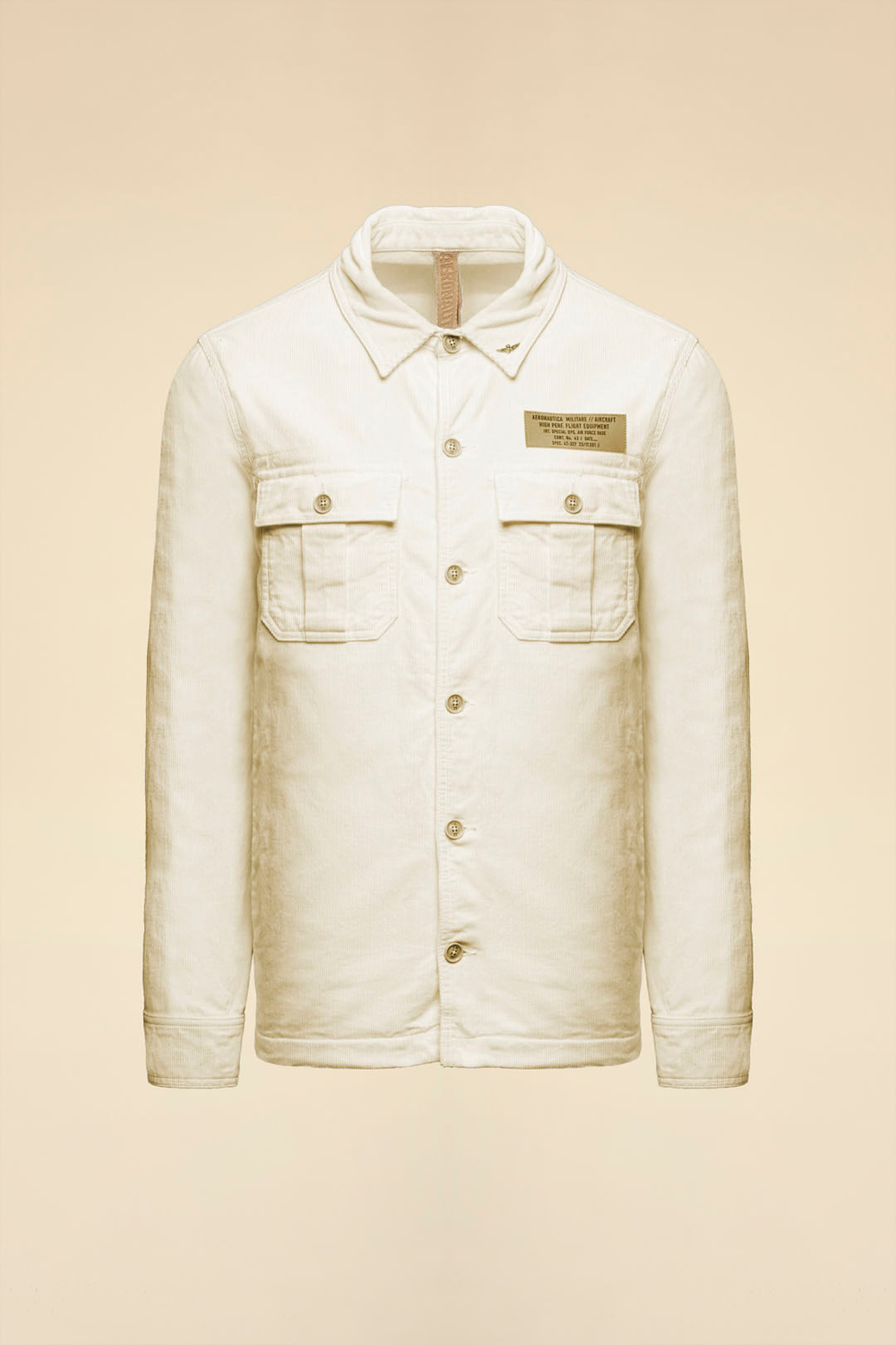 Куртка-рубашка из хлопка (зеленая)