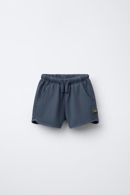 ZARA ШОРТЫ-БЕРМУДЫ С КАРМАНАМИ, МОРСКОЙ СИНИЙ