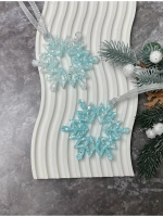 Набор новогодних елочных игрушек Снежинки