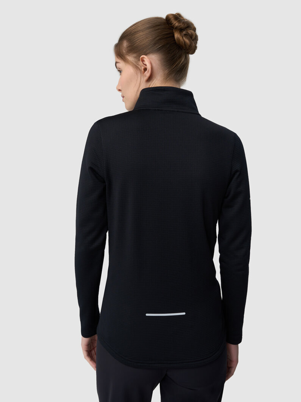 Зимняя беговая кофта GRI Норд женская черная