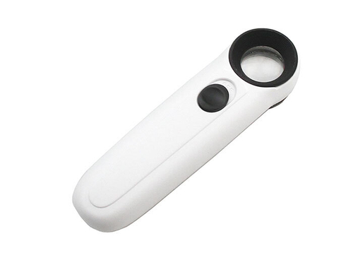 Лупа 6В-1В (диам.21мм, 20х, с LED подсветкой, в футляре)