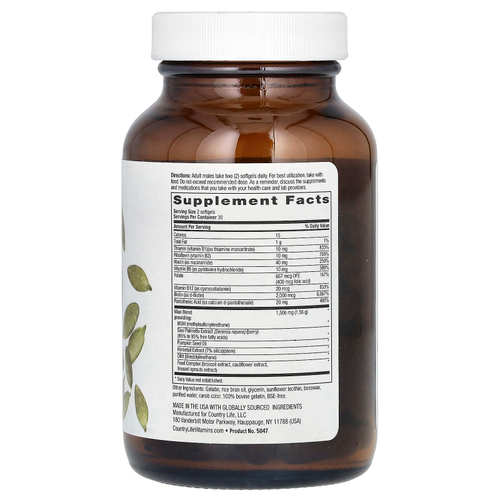 Country Life, Maxi-Hair для мужчин, 60 мягких желатиновых капсул