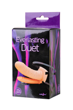 Фаллопротез для двойного проникновения 6,5''Everlasting Duet (15,5 см, телесный ) (Цвет: телесный)
