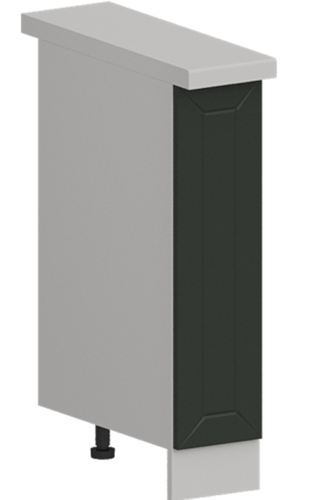 Кухня Модуль ШН 200 Белый / Насыщенно-зеленый