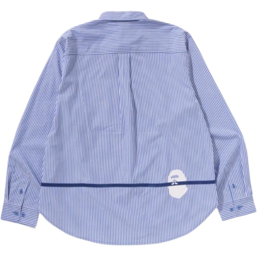 A Bathing Ape Stripe Shirt синий