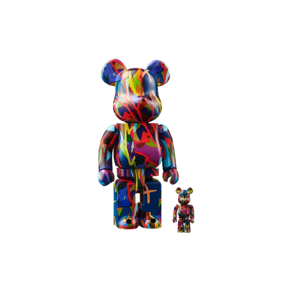 Дизайнерские игрушки KAWS x BE@RBRICK TOKYO FIRST TENSION 100%+400%/1000%, TENSION