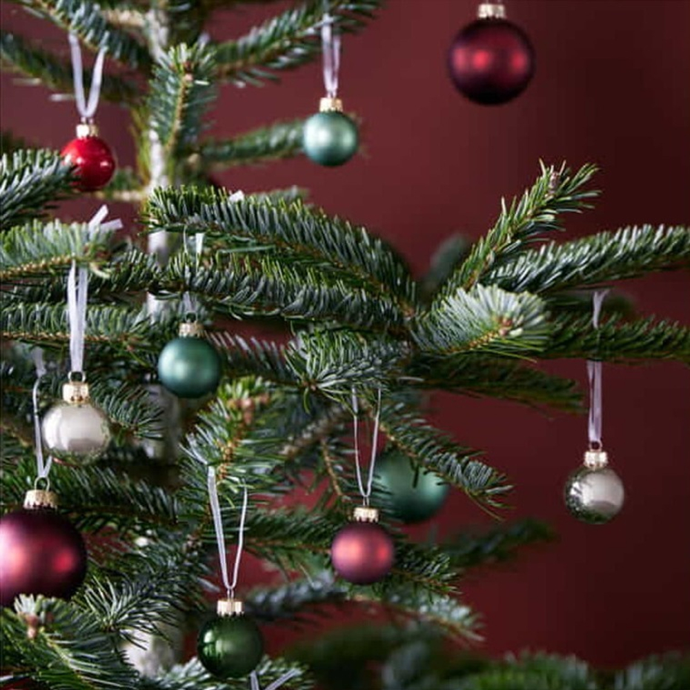 Набор ёлочных украшений (шар) Vintertid, 25 шт, 3,5 см, пластик, разноцветный