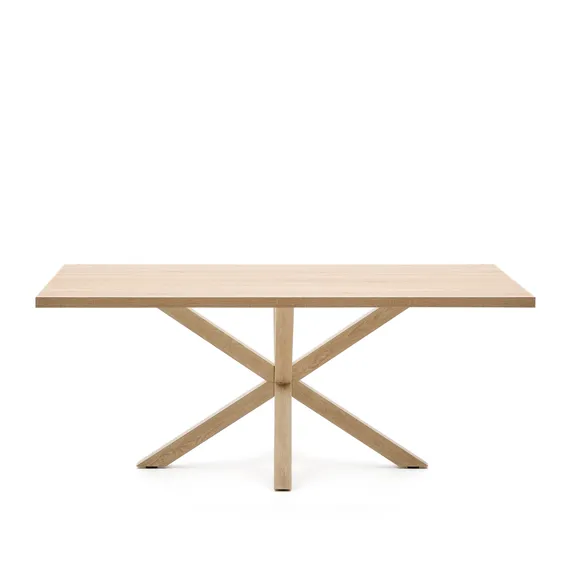 Стол Arya 200x100 дуб со стальными ножками под дерево