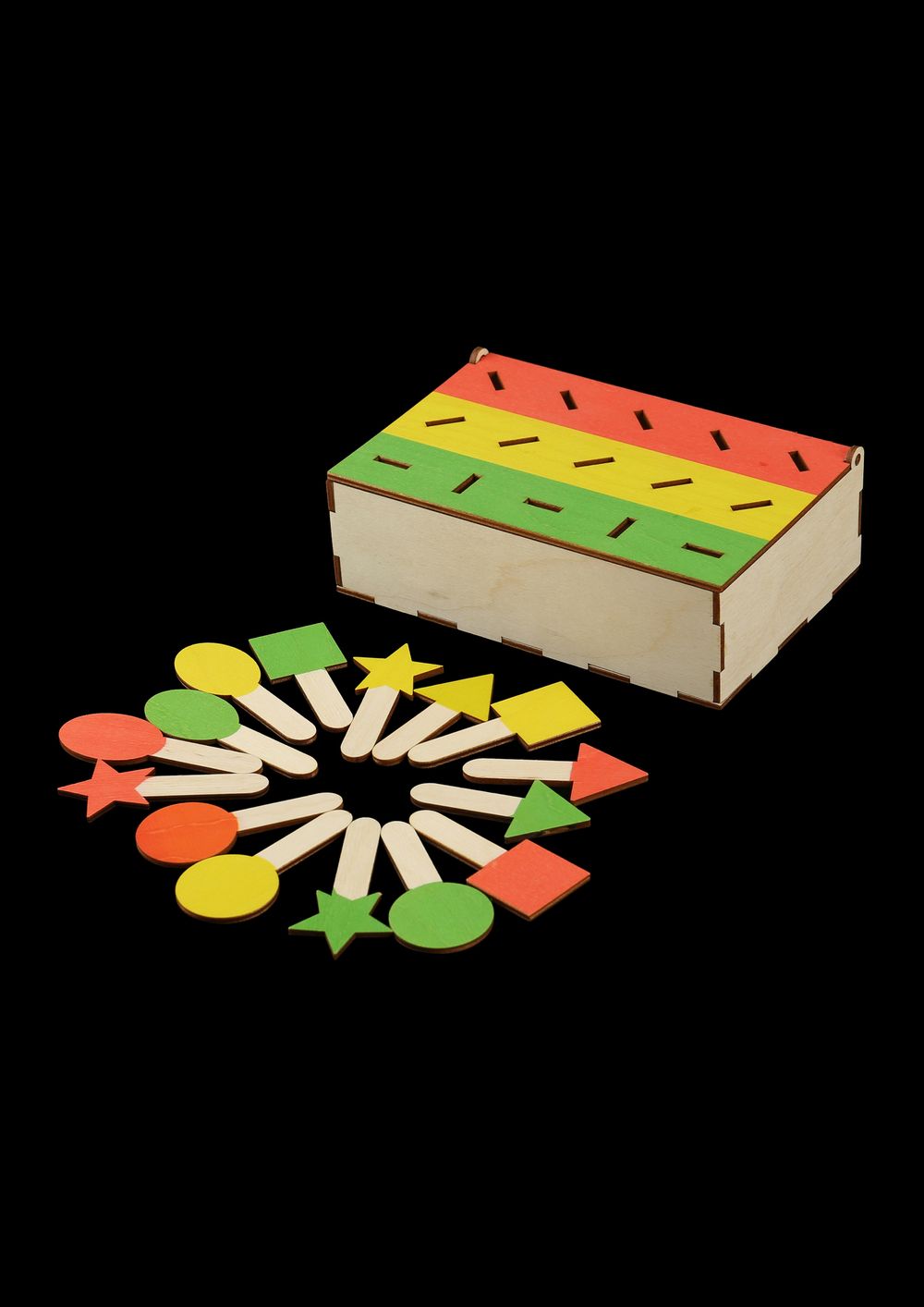 Игровое пособие "Цветное эскимо"