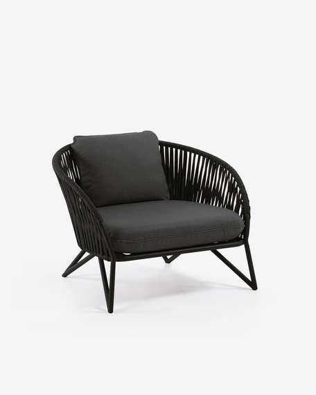Уличное кресло Branzie черное | La Forma | Испания | Купить в Hallberg.ru