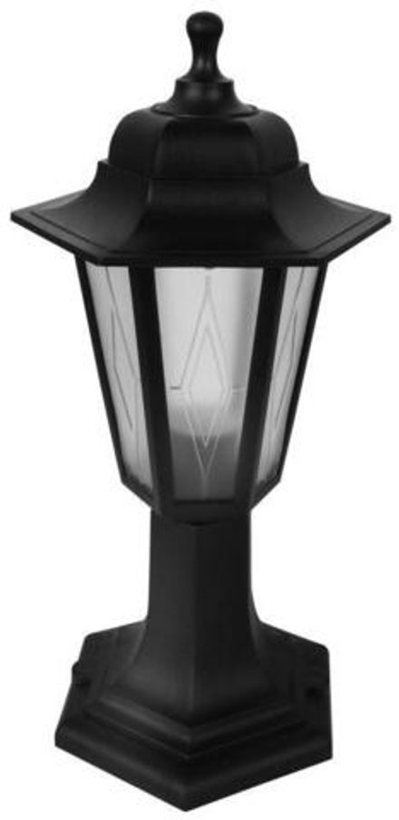 Светильник садово-парковый PP4104 C02 НТУ 06-60-001 У1 "Оскар1" 6-гран. пласт. +пласт. черн. Camelion 13842