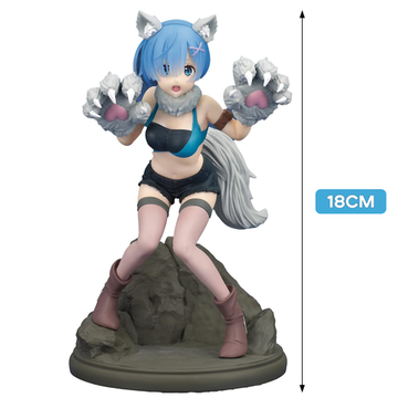 Фигурка Re:Zero Starting Life In Another World, Rem, 18 см / Фигурка по мотивам аниме "Re: Zero – жизнь с нуля в альтернативном мире", Рем, 18 см