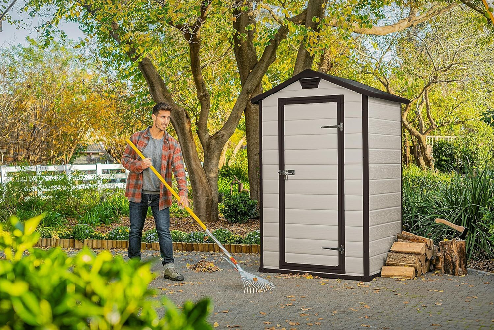 Пластиковый сарай Keter Manor 4x3 beige