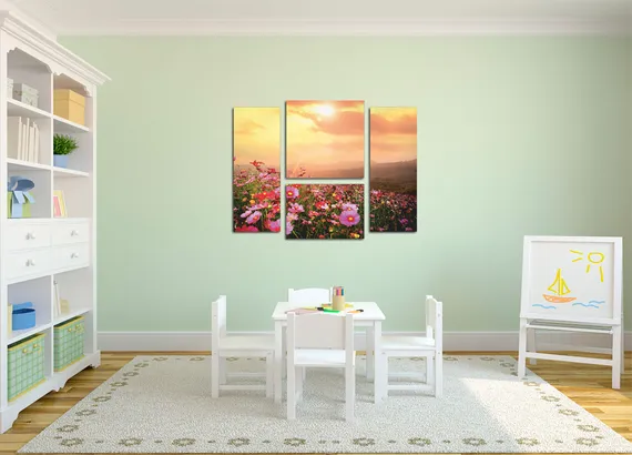 Модульная картина "Магия заката"