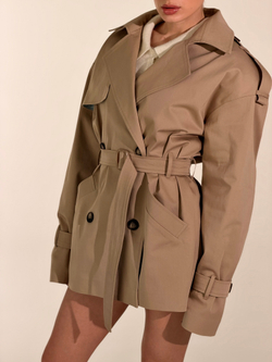 Укороченный тренч THE SAINT (СЕЙНТ)