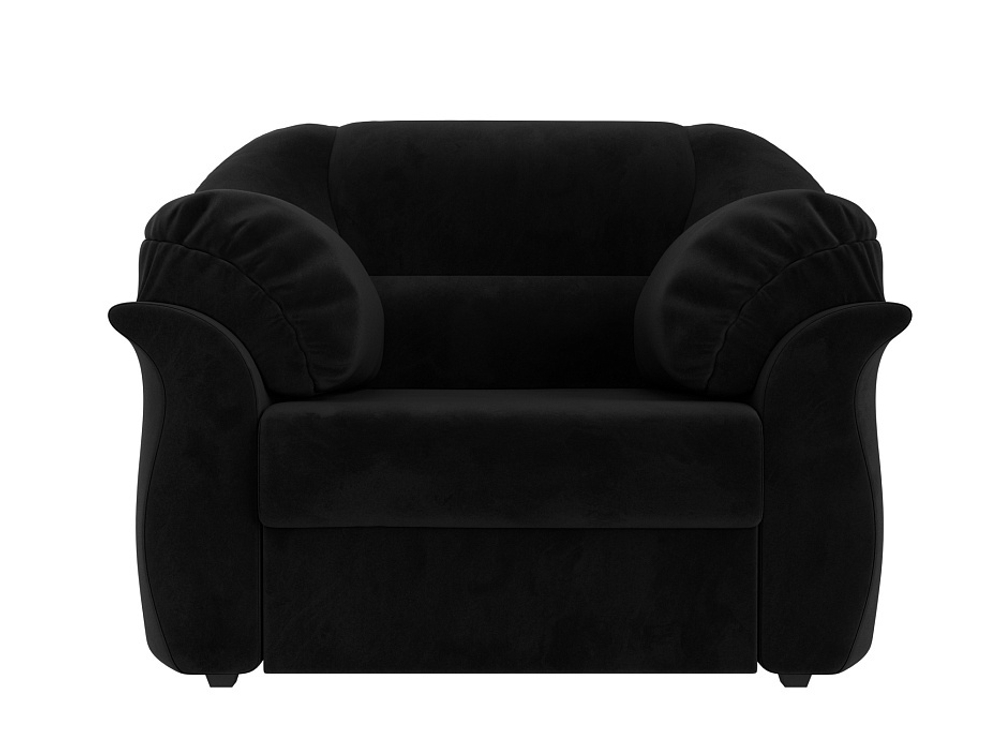 Кресло Карнелла, Черный, Велюр, 105833