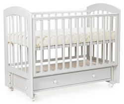 Детская кроватка Bebizaro Regency маятник универсальный с ящиком 04 GREY