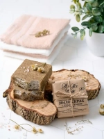 Мыло Скраб с двумя видами соли и молотыми травами