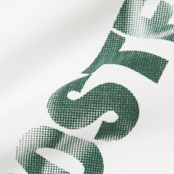 Мужская теннисная футболка Lacoste Sport Printed Colour-Block - white/green/fuchsia pink