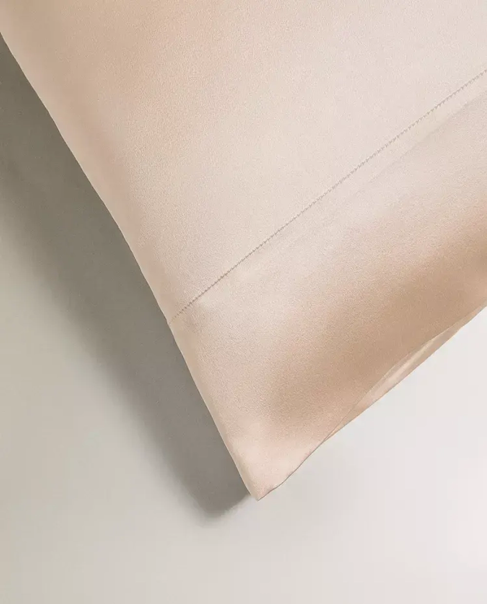 ZARA HOME НАВОЛОЧКА ИЗ 100% ТУТОВОГО ШЕЛКА, РОЗОВЫЙ