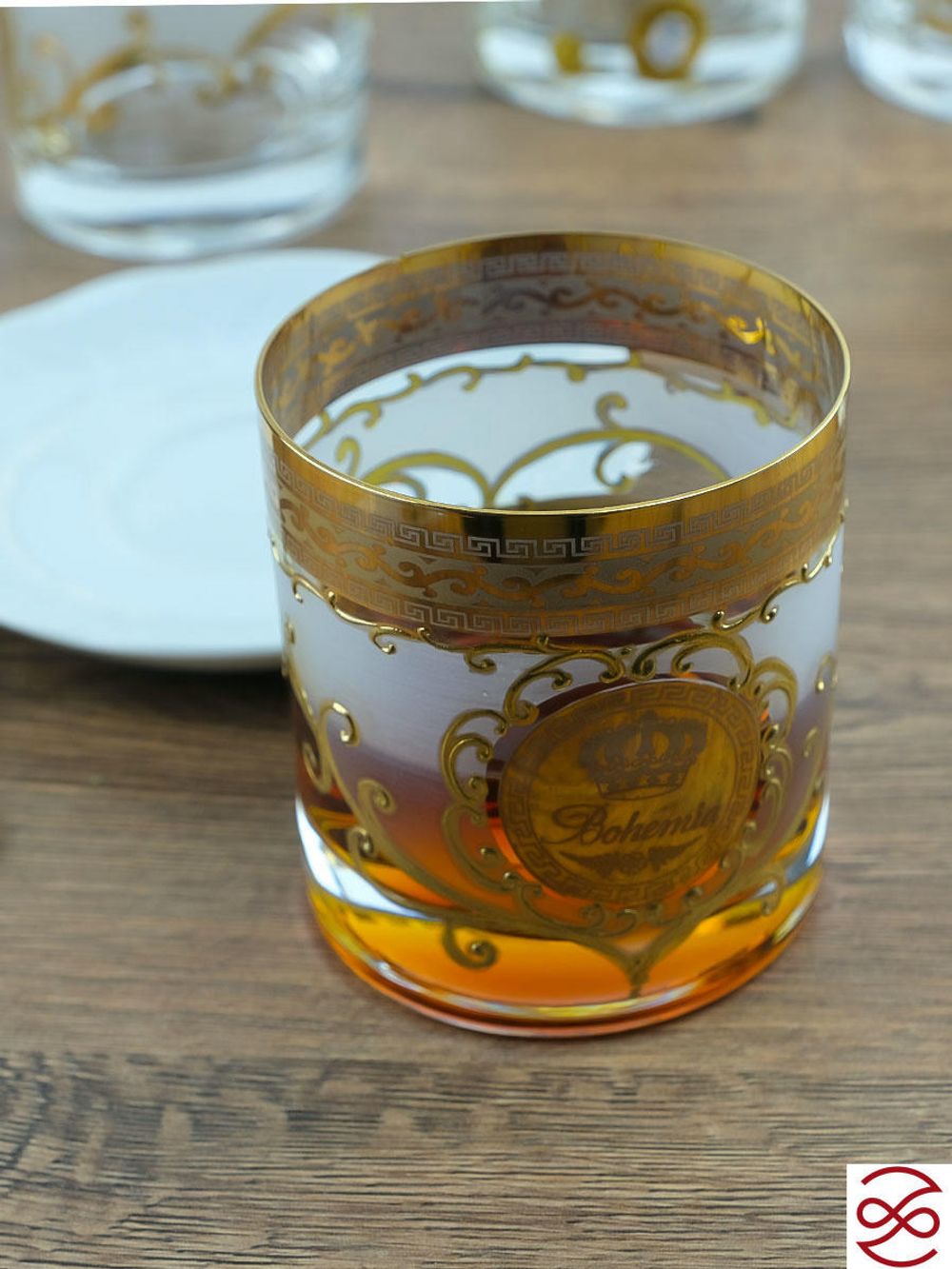 Набор стаканов для виски Версаче Богемия Laura 250 мл (6 шт)