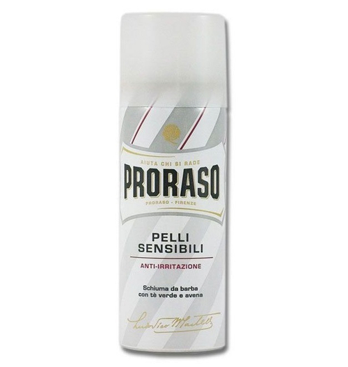 Proraso - Пена для бритья Зелёный Чай и Овёс 50 мл