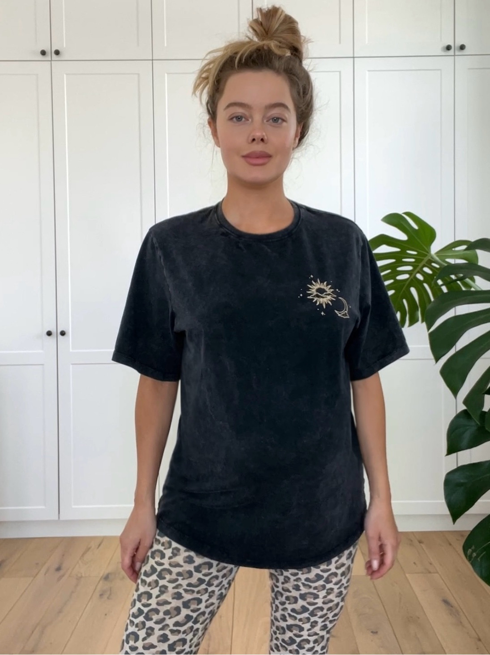 Футболка Boho в черном цвете