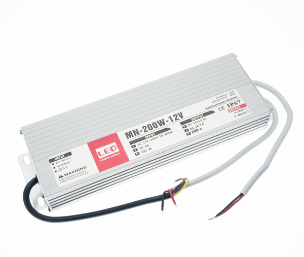 Блок питания 12V 200W  Slim  IP67