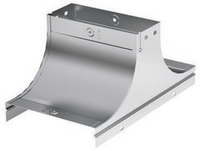 Крышка-ответвитель TS осн.150 H50 в комплекте с крепежными элементами исоединительными пластинами, необходимыми для монтажа, цинк-ламельная