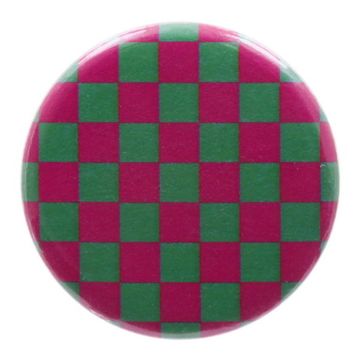 Значок Клетка Зелёно-розовая (146)
