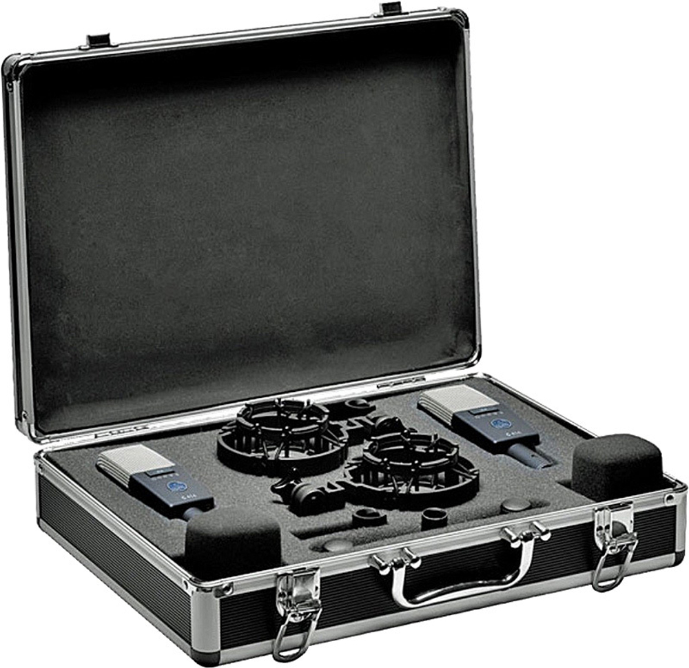 подобранная стереопара конденсаторых микрофонов C414XLS