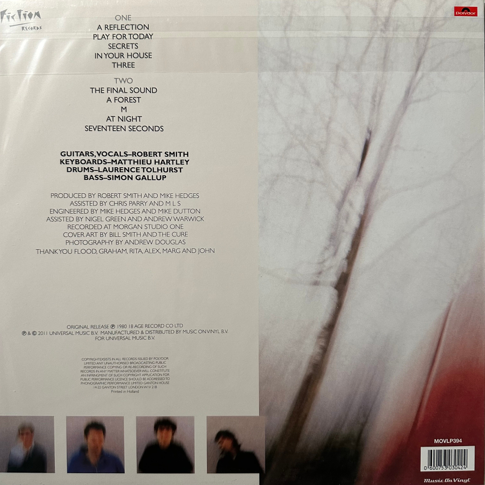 The Cure ‎– Seventeen Seconds (Голландия 2011г.)