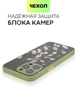 Чехол BROSCORP для Apple iPhone 13 Pro оптом (арт. IP13PRO-ST-TPU-KHAKI-PRINT)