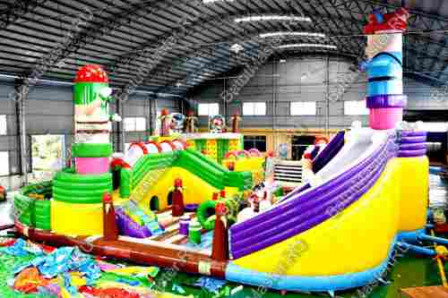 Надувной батут "Детский мегапарк" 20*20*9 м