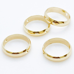 Коннектор-рамка Круг, цвет золото, размер 14 мм, цена за 1 шт